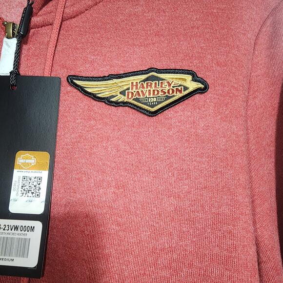 Harley Davidson hoodie 120 year anniversary women's medium - Picture 3 of 8